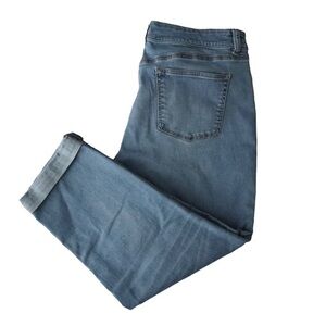 Talbots Boyfriend cropped jeans size 14